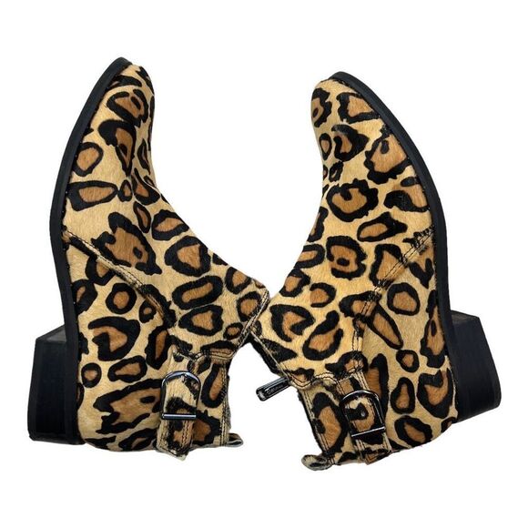 Blondo Women's Animal Print Tami Waterproof Boots Bootie Brown & Black Size 6.5M - Picture 7 of 11